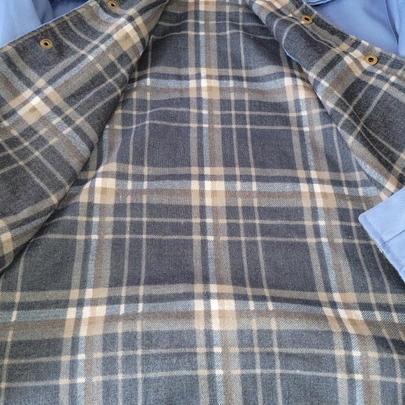 cornflower blue shacket - Picture 4 of 8